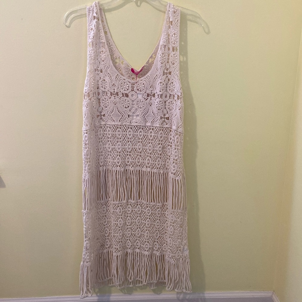 NWT Somya Crochet Swim Cover-up